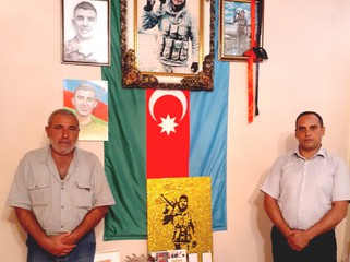Ombudsman Aparatının regional mərkəzinin əməkdaşları şəhid ailələrini ziyarət ediblər - FOTOLAR