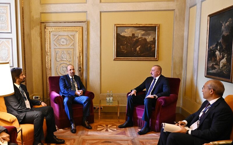 Prezident Səudiyyə Ərəbistanının investisiya naziri ilə görüşdü