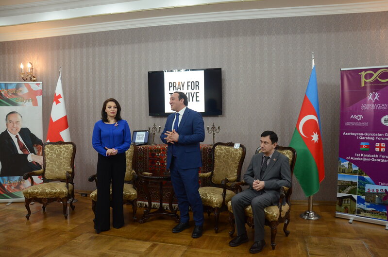 Tblisidə Azərbaycan-Gürcüstan Gənclərinin I Qarabağ Forumu keçirilir - FOTOLAR
