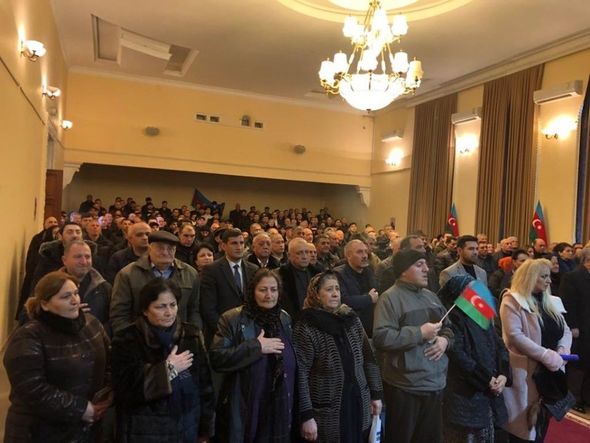 Faiq Kərimovun Qubadlı və Zəngilan seçiciləri ilə görüşündə izdiham yaşandı - FOTO
