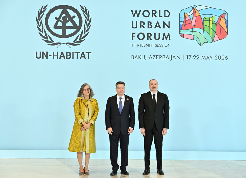 Prezident WUF13-də çıxış edir - Canlı - Fotolar