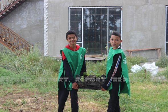 Biləsuvarda "1001 palıd" layihəsi icra edilib - FOTO