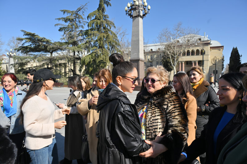 Mehriban Əliyeva Gəncə şəhərinə səfər edib - FOTO