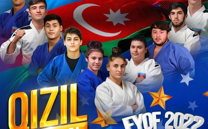 Cüdo üzrə Azərbaycan millisi EYOF-da növbəti qızıl medalı qazandı