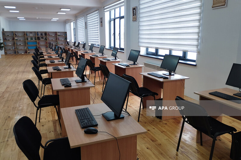 Xıdırlı kəndində körpələr evi-uşaq bağçası və məktəb inşa olunub - FOTO