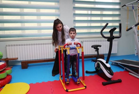 Mehriban Əliyeva Uşaq Psixonevroloji Mərkəzində əsaslı təmirdən sonra yaradılan şəraitlə tanış olub - FOTO