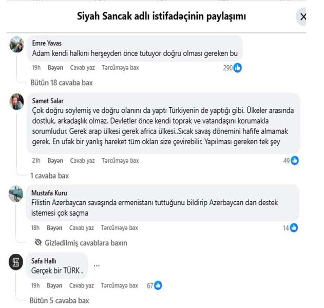 İlham Əliyevin Qəzza ilə bağlı mövqeyi Türkiyə gündəmində - Fotolar