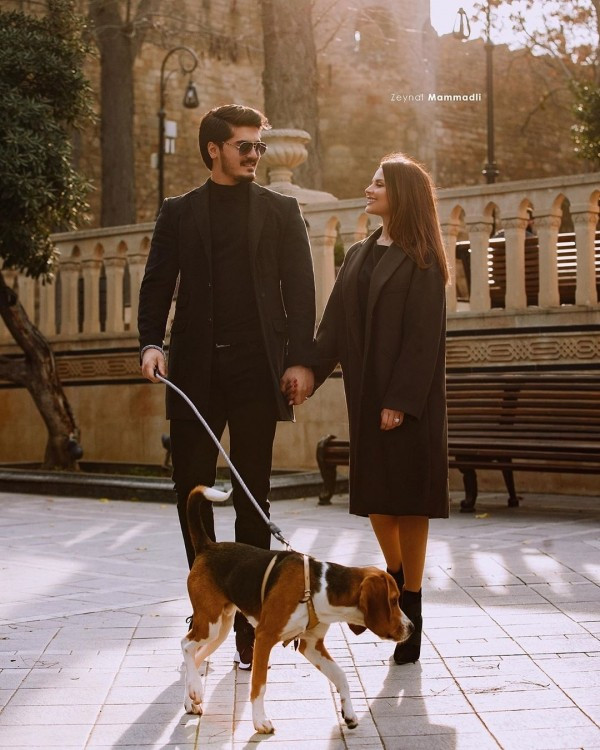 Aynişandan nişanlısı ilə səmimi poza - FOTO