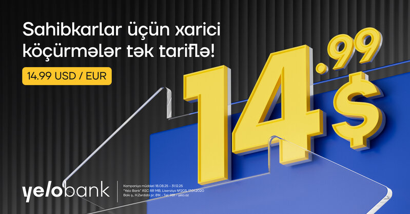 Xarici köçürmələrdə sabit və sərfəli komissiya