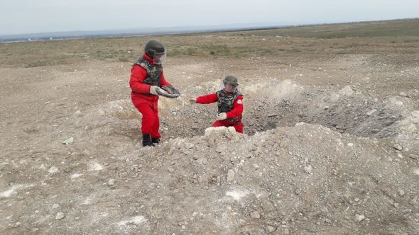 ANAMA bəzi rayonlarımızda tapılan raket və mərmi qalıqları ilə bağlı məlumat yaydı - FOTO