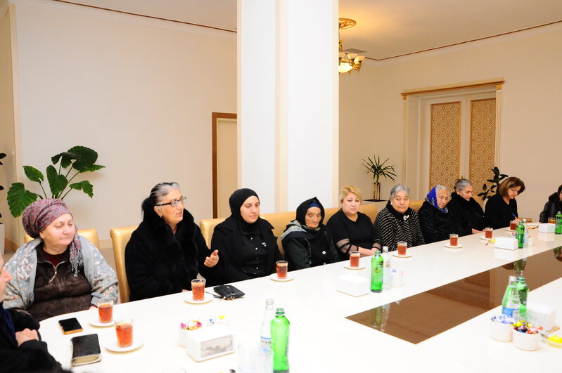 Göygöldə şəhid ailələri ilə görüşlər keçirilir - FOTOLAR