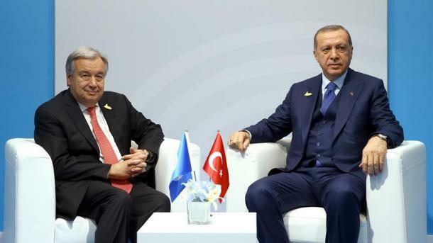 BMT-nin Baş katibi Türkiyəyə getdi: Ərdoğanla gizli görüş