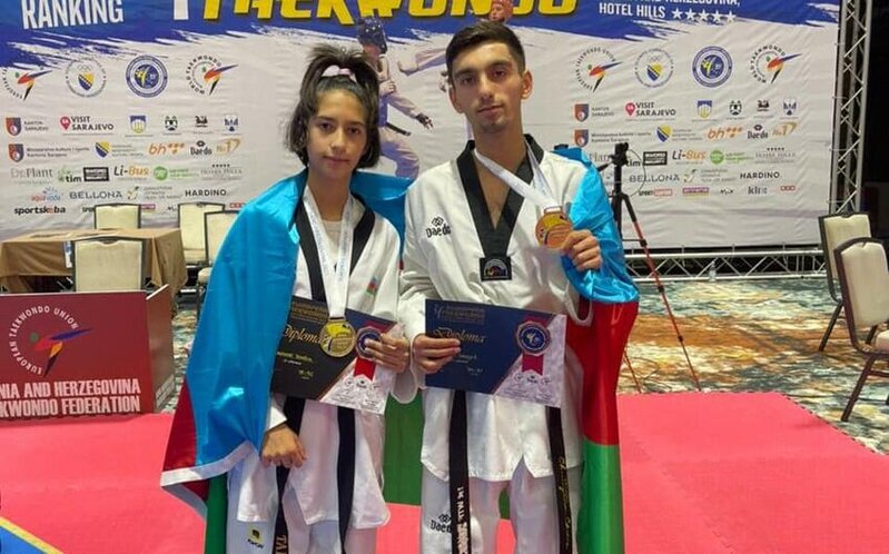 İki taekvondoçumuz Avropa çempionu oldu - FOTO