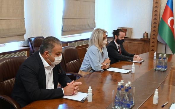 Ceyhun Bayramov Portuqaliyanın Azərbaycandakı səfirini qəbul edib - FOTO
