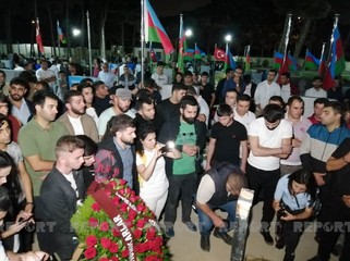 Şəhidlər İkinci Fəxri Xiyabanda dəfn edilir - FOTO