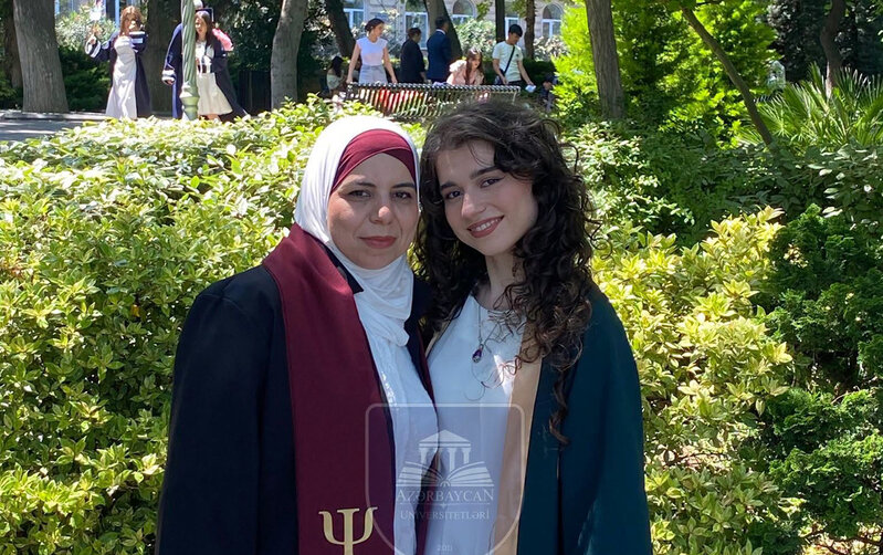 Ana-bala birlikdə məzun oldu - Foto