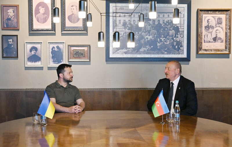 Kişineuda Azərbaycan və Ukrayna prezidentlərinin görüşü oldu - FOTO