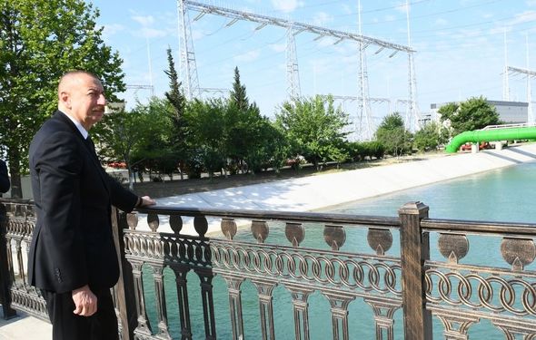 "Azərbaycan" İstilik Elektrik Stansiyası istifadəyə verildi - YENİLƏNİB + FOTO