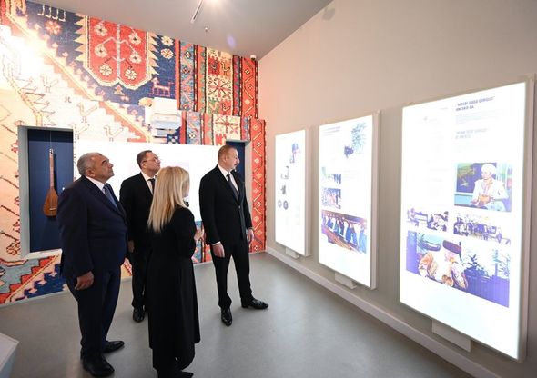 Prezident Tovuzda Azərbaycan Aşıq Sənəti Dövlət Muzeyinin açılışında - YENİLƏNİB+FOTO