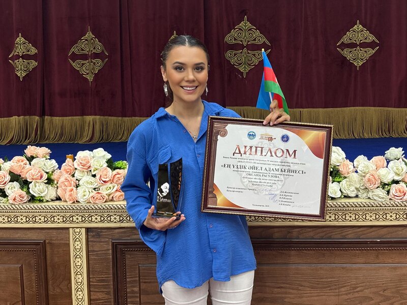 Oksana Rəsulova 'Ən yaxşı qadın rolu' nominasiyasının qalibi olub- FOTOLAR