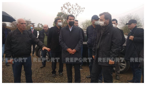 Türk Şurasının yüksək vəzifəli rəsmiləri Ağdam Cümə məscidinə baxıblar – YENİLƏNİB + FOTO