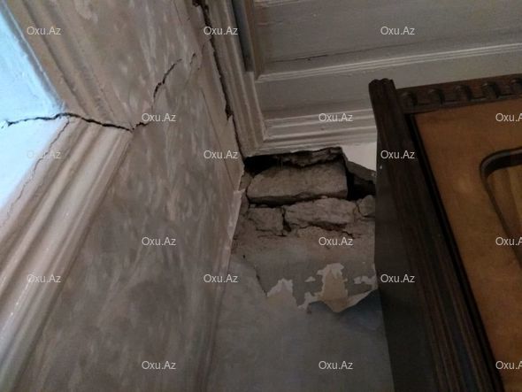Şamaxıda zəlzələdə qəzalı vəziyyətə düşən ev hələ də bərpa olunmayıb - FOTO