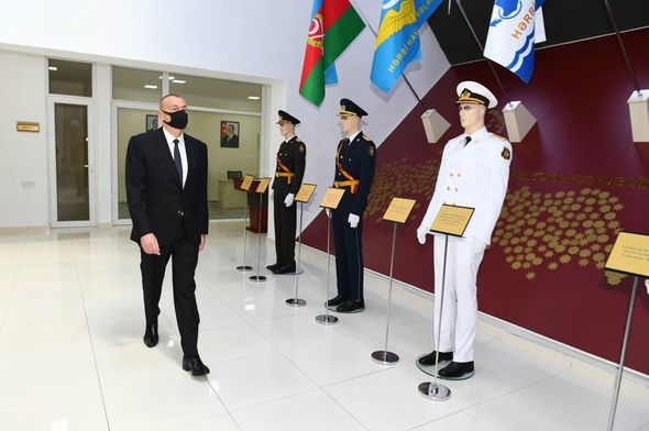 İlham Əliyev Mingəçevirdə Dövlət Rəmzləri Muzeyinin açılışında iştirak etdi - FOTO/VİDEO + YENİLƏNİB