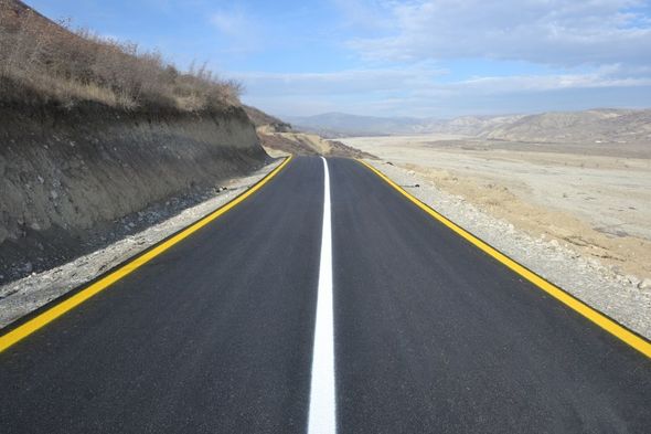 İlham Əliyev Bakı-Şamaxı-Yevlax yolunun açılışında iştirak edib - YENİLƏNİB+FOTO