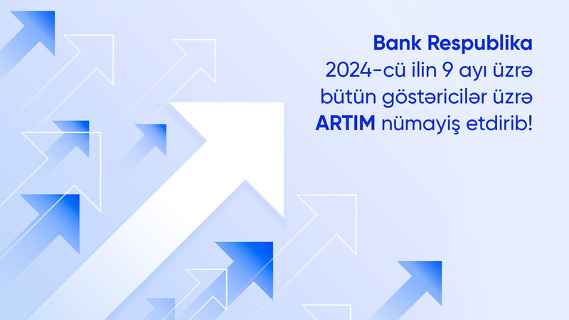 Bank Respublika biznesin bütün sahələri üzrə dinamik inkişaf nümayiş etdirib