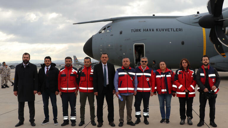 Azərbaycanlıları xilas edəcək təyyarə və ekipajın İLK GÖRÜNTÜLƏRİ