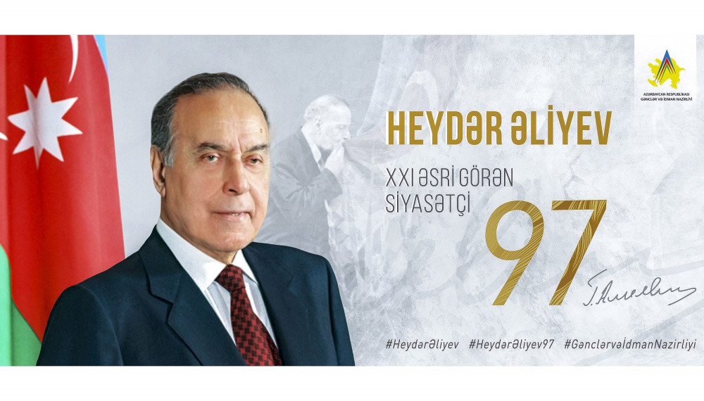 Heydər Əliyevin anadan olmasının 97-ci ildönümü münasibətilə onlayn aksiyaya start verilib