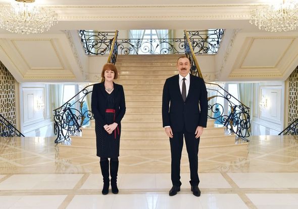 İlham Əliyev britaniyalı naziri qəbul etdi - YENİLƏNİB + FOTO/VİDEO
