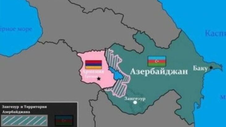 Voskanyan tarixi xəritəni yaydı: Ermənistan budur 