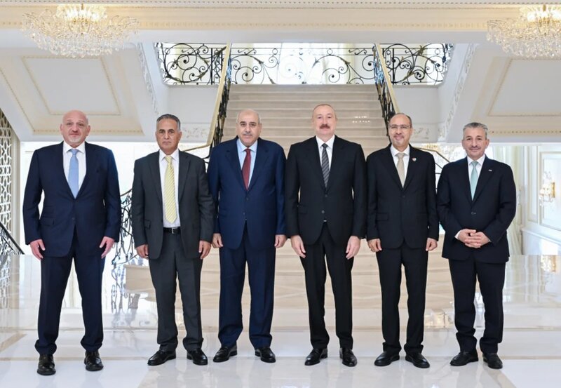 Prezident İordaniyanın Nümayəndələr Palatasının nümayəndə heyətini qəbul edib