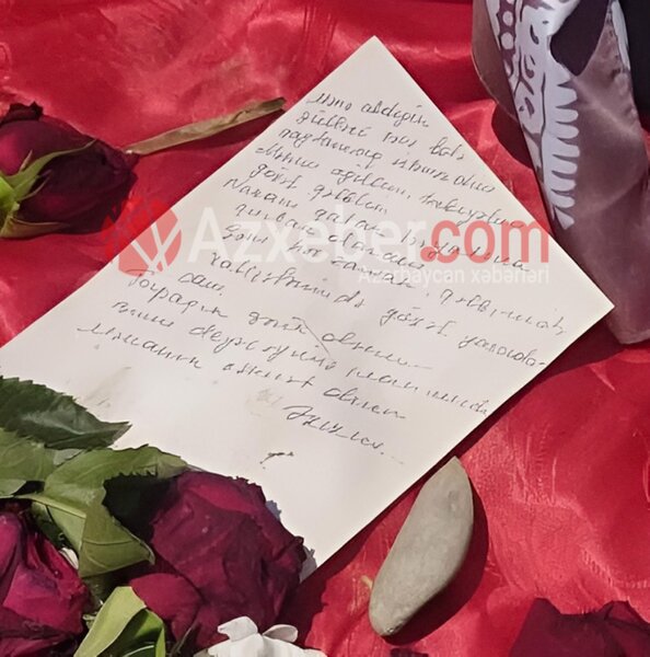 Cümşüdün toyu olacaqmış - Nişanlışından ürəkparçalayan məktub - FOTO