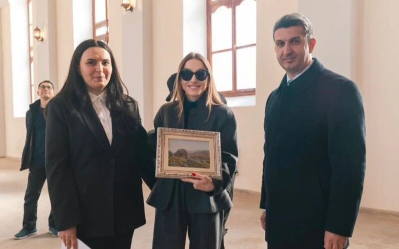 Əliyevalar Müqəddəs İohann lüteran kilsəsində - FOTOLAR