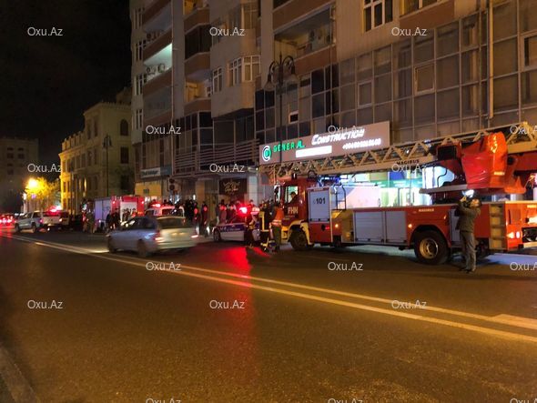 Kombi sistemi Bakıdakı mənzildə yanğına səbəb oldu - FOTO/VİDEO