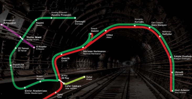 Bakı metrosunda interval BİR DƏQİQƏ OLACAQ - RƏSMİ