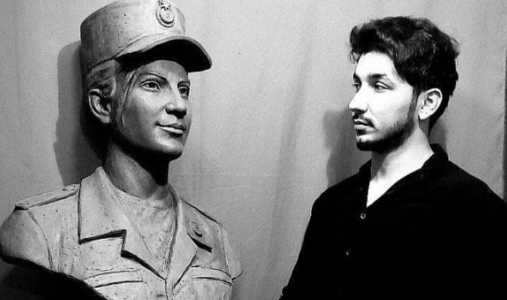 Vətən müharibəsinin yeganə xanım şəhidinin büstü hazırlandı – FOTO