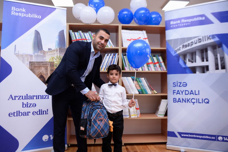 Bank Respublika Ağdamın Xıdırlı və Kəngərli kənd məktəblərində birinciləri sevindirib - FOTOLAR