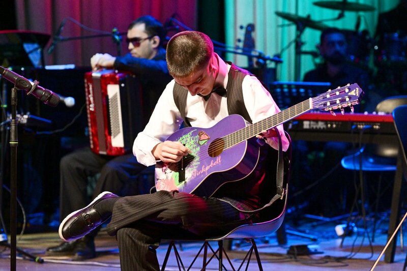 Leyla və Alena Əliyevalar DOST İnklüziv İnkişaf və Yaradıcılıq Mərkəzində - FOTOLAR