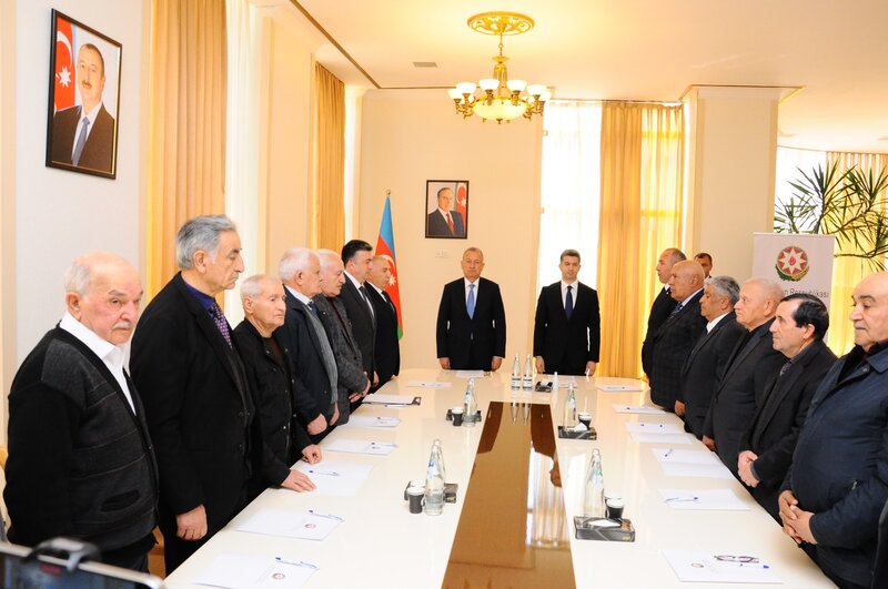 Göygöldə rayon Ağsaqqallar Şurasının yeni üzvləri ilə görüş keçirildi - FOTOLAR