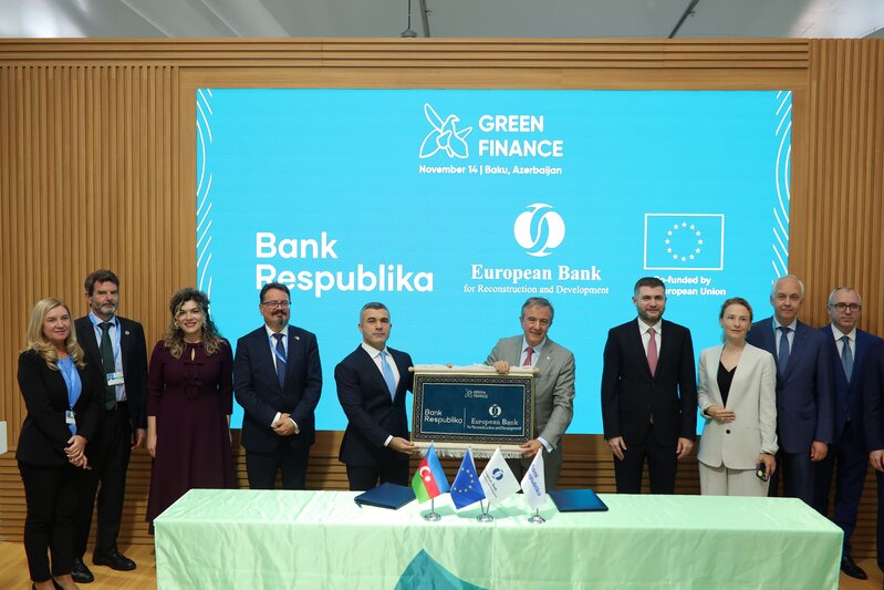 Bank Respublika və EBRD COP29 çərçivəsində yaşıl kredit sazişi imzalayıb