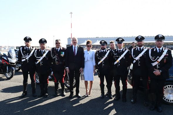 Prezident İlham Əliyevin İtaliyaya dövlət səfəri başa çatıb - FOTO