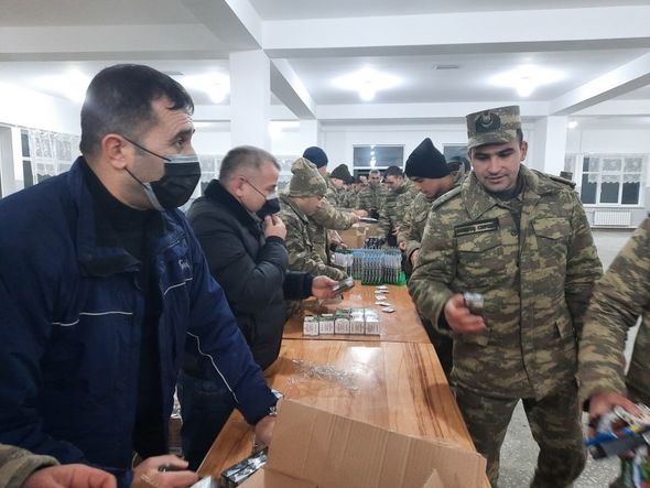 Mehriban Əliyevanın təşəbbüsü ilə hərbçilərimizə dəstək aksiyasına başlanılıb - FOTO/VİDEO