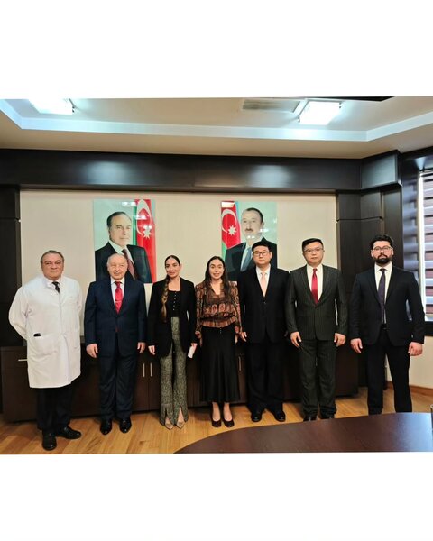 Leyla və Arzu Əliyevalar Onkologiya Mərkəzində - Fotolar