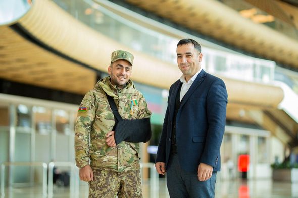 Ağır yaralanan altı qazimiz Türkiyəyə göndərildi - FOTO