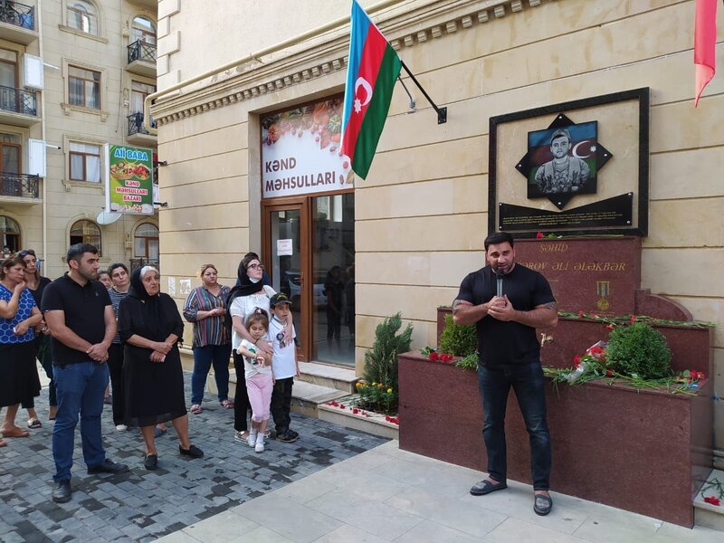 Şəhidin adını daşıyan bulağın açılışı oldu - FOTOLAR