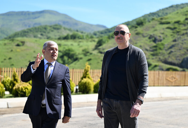 Prezident Şuşaya getdi - Fotolar