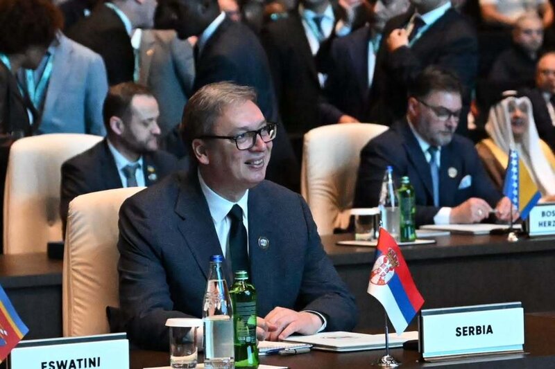 İlham Əliyevin Vuçiçlə səmimi FOTOLARI